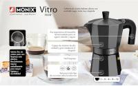 CAFETERA ITALIANA MONIX VITRO-NOIR / 6 TAZAS / ALUMINIO - details 0