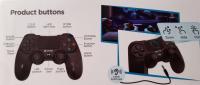 Unico Mando para Juegos para PS4 conexión Bluetooth/con cable USB  (modo dual) Vibracion Dual - details 2