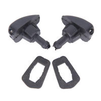 2pcs Boquillas De Agua Para Limpia Parabrisas Universal De Coche Juego De 2 Piezas Material Plástico Y Metal - details 1