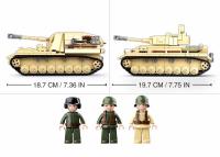 Bloques De Construcción De Tanque Panzer IV WW2 543PCS Juguetes Educativos Para Niños Decoración De Escritorio Para Niños Regalos De Vacaciones Modelos Militares De Vehículos - details 2