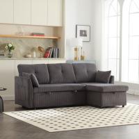 Sofá modular Combinado Sofá modular en L con sillón reclinable reversible Sofá modular Combinado con asiento contenedor - details 0