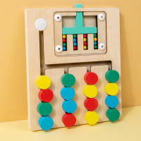 Juego Educativo Montessori De Colores Para Niños Tablero De Aprendizaje Temprano De Logro Y Pensamiento Lógico Juguete De Madera Para Niños Entre 3 Y 6 Años - details 1