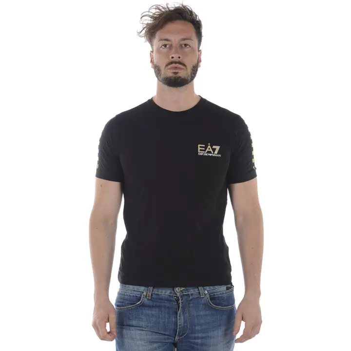 Emporio Armani EA7 Camiseta Algodón Hombre Negro 3 ZPT87PJ02Z 1200 - 1