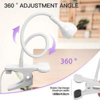 Lámpara De Mesa LED Para Uñas Con Gorro De Aplastamiento UV Curable Lámpara De Teléfono Móvil Reparación Luz Nocturna USB Clip Para Dormitorio - details 10