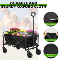 S7 STAR Carro Plegable 120 kg,Metálico con Mango Ajustable y Ruedas 360°,Carro de Mano Plegable con Ruedas Grandes Todoterreno,Asa ajustable,Carrito de Jardí,Carro de Mano Plegable - details 6