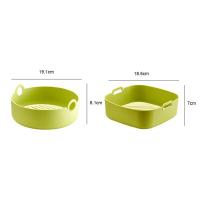 Silicona Asador De Aire Bandeja Para Horno Fácil De Limpiar Reutilizable Accesorios Para Airefryer Pan De Silicona Para Hornear Y Freír Pollo Pizza - details 5
