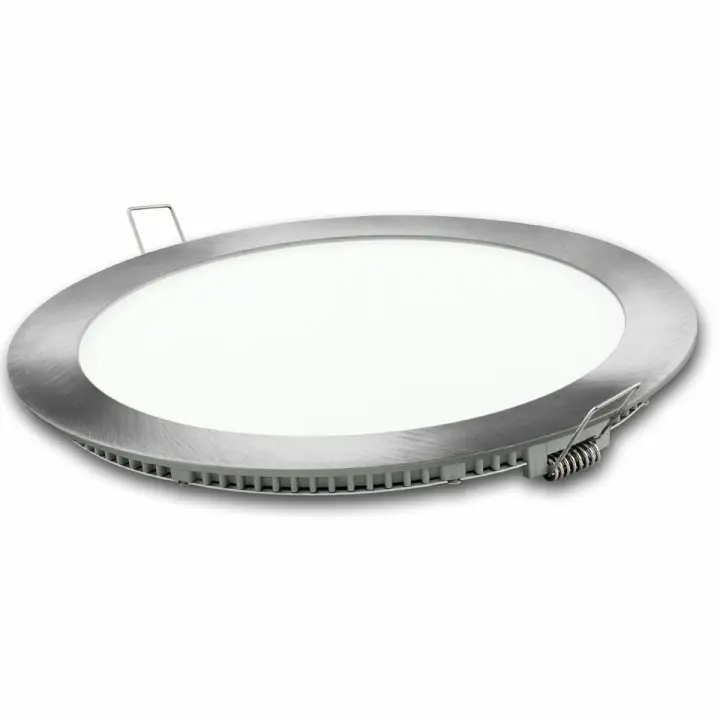DOWNLIGHT LED REDONDO PRATA MATEL 18W NEUTRA - 1