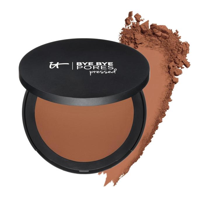 IT Cosmetics Bye Bye Pores - Polvo de aerógrafo con acabado sin poros, bronceado rico — oferta en Miravia