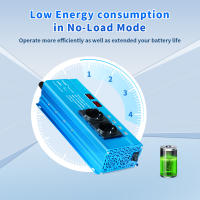 Inversor De Onda Senoidal Pura DC 12V a AC 220V 230V 1500W/2200W/2600W Convertidor De Voltaje Universal Con Enchufe Europeo Accesorios Para Automóvil - details 15