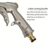 Pistola De Agua Para Lavar Coche Y Jardín Con Boquilla De Cobre Puro Alta Presión Espuma Metálica Para Ducha Y Riego - details 3