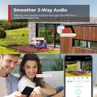 Cámara PTZ Mini 4MP 2K Con Zoom Digital 5X Visión Nocturna WiFi Protección De Seguridad Doméstica ICsee APP Montaje En Pared - details 8