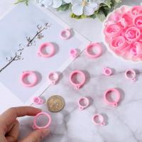 1Caja De 60 Piezas Anillos De Silicona Ajustables En 3 Tamaños Para Lanyard De Collar Soporte Multipropósito En Rosa - details 2