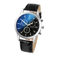 Reloj De Lujo De Cuarzo Con Dial De Acero Inoxidable Reloj Casual De Pulsera Material De Correa De Cuero Estilo Fashion & Casual - details 15