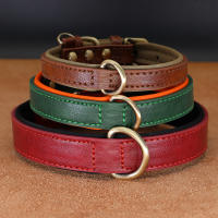 Collar De Cuero PU Para Perros Suave Y Ajustable Collar De Mascota Para Pequeños Y Medianos Perros Pitbull Bulldog Francés Disponible En Tamaños S M L - details 3