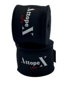 Attopex Pack de 2 Pares de Vendas- Boxeo, Artes Marciales Mixtas (MMA), Kick Boxing... Pack Duo Cintas o Envolturas Protección de Manos 1 Par Azul 1 Par Negro. Oferta! - details 2