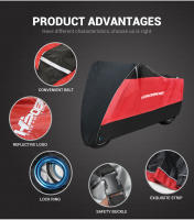Cubierta Impermeable Para Motocicleta HEROBIKER Tamaño M-4XL Protección UV Y Antipolvo Para Todas Las Estaciones Adecuada Para Scooters Y Motocross Al Aire Libre Y Interior - details 5