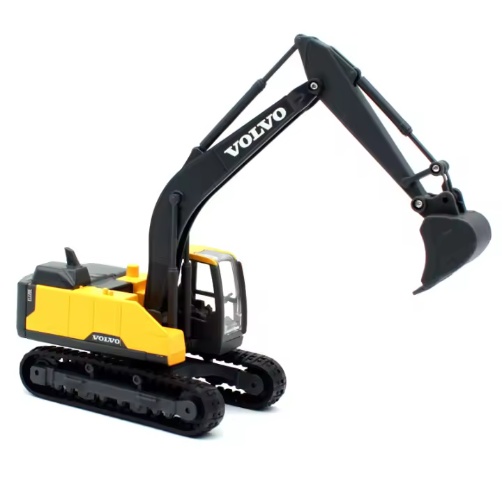 Modelo De Excavadora Volvo Bburago 1:50 En Metal Simulación Alta Para Colección Juguete Para Niños Y Novios Regalo Coche De Aleación Para Colección - 1