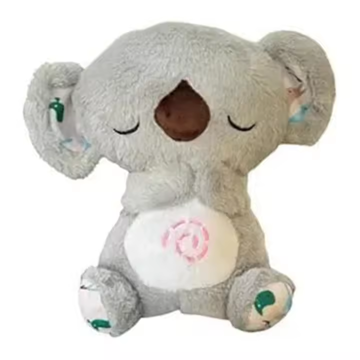 Nutrias calmantes, nutrias para la ansiedad, nutrias para dormir, koala para aliviar la ansiedad, juguete de peluche con música (1 unidad) - 1