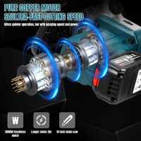 16 pulgadas Motosierra eléctrica sin escobillas para corte y recorte de madera, potente sierra de cadena inalámbrica, alimentada por batería, solo herramienta, sin batería - details 0
