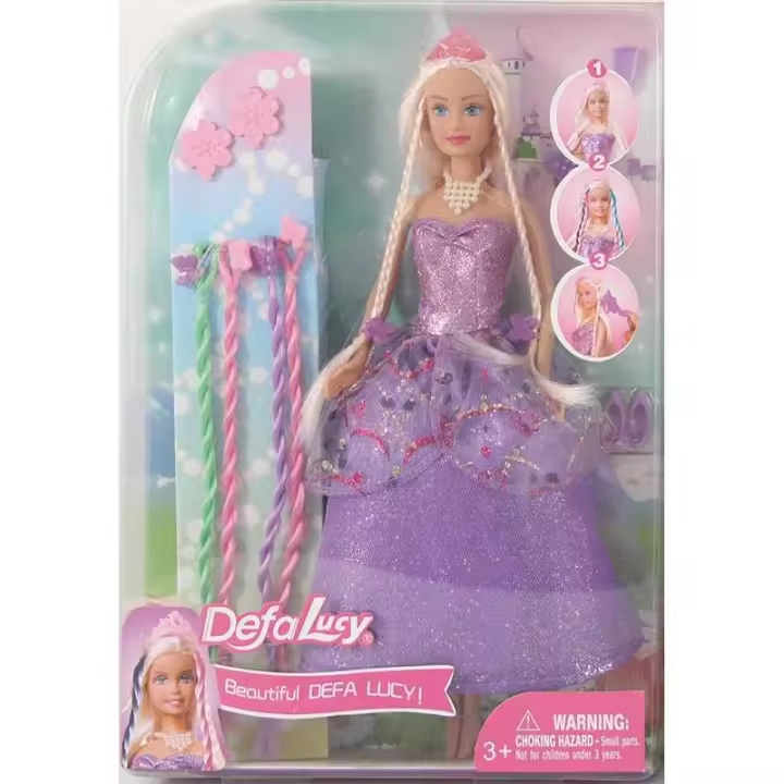 Juguetoon Muñeca Fashion Lucy Trenzas Surtido - 1