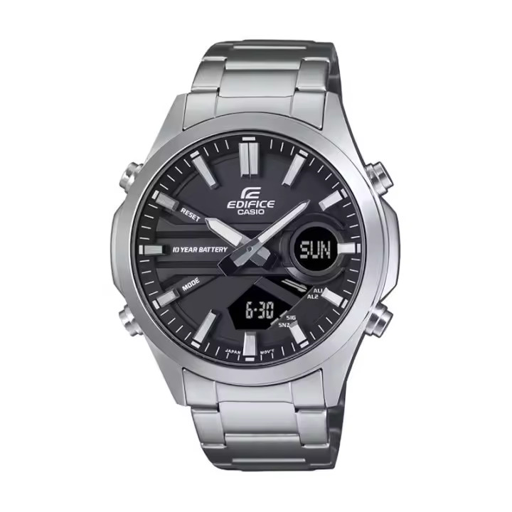 Reloj Casio Edifice Hombre Analogico y Digital Efv-c120d-1aef - 1