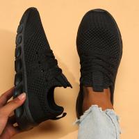 Zapatos Deportivos Casuales Para Mujer Zapatillas Ligeros Blancas Y Negras Transpirables De Malla Adecuados Para Correr Y Jugar Tenis Outdoor - details 19