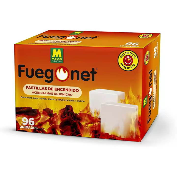 Pastillas de Encendido Fuegonet para Barbacoas - 96 Unidades - 1