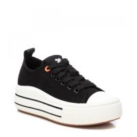Zapatillas de lona niña XTI KIDS 150853 07 SNEAKERS DOBLE PISO LONA NEGRO 34640 25V - details 0