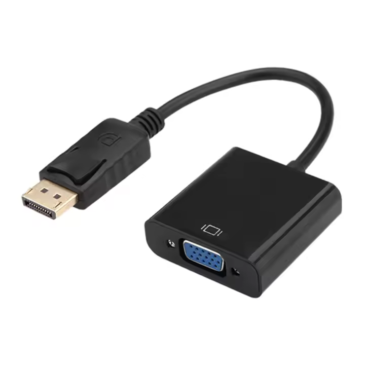 Adaptador De Cable DP a VGA 1080P Hombre a Mujer Convertidor Para Proyector TV Laptop Computadora Conector a Mini Displayport Conector B VGA - 1