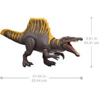 Jurassic World El Renacer, Espinosaurio Cola Destructora Dinosaurio de Juguete, Figura de Acción con 2 Movimientos de Ataque, Fiel a la Película y Articulada, Juego Digital, Mattel JGB56 - details 0