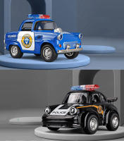 Coche De Juguete De Aleación Simulación Policial Adorable 1:38 Con Sonido Y Luz Modelo De Metal Para Decoración Y Regalo Para Niños - details 4