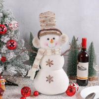 Adorable Muñeco De Nieve De Navidad Decoración De Escritorio Resistente Al Desgaste Y Suave Figura De Fiesta Navidena Para El Hogar - details 5
