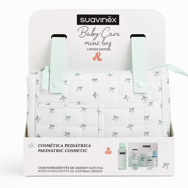 Suavinex Canastilla Baby Care Mini Bag Set Color Verde - 1
