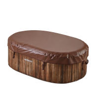 AREBOS In und Outdoor Whirlpool 2400W Piscina Wellness Masaje Ovalada 190x120 cm - details 12