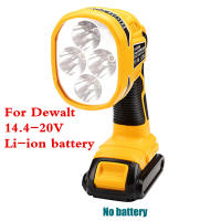 Lámpara LED 12W Con Puerto USB Para Iluminación De Emergencia Al Aire Libre Compatible Con Baterías Dewalt 14.4V 18V 20V DCB140 DCB181 DCB200 - details 1