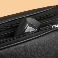 Bolsa De Cintura Para Hombre De Cuero Genuino 100% Mini Viaje Fanny Pack Bolsa De Cinturón De Cuero Para Teléfono Móvil Estilo Casual - details 17