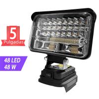 Spotlight LED Portátil Sin Cable Para Pesca Y Emergencias Tamaño 3/4/5/8 Pulgadas Compatible Con Batería Makita 20V - details 1