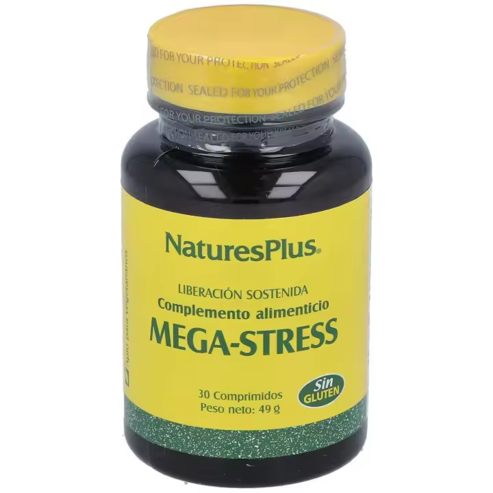 Mega Stress 30 Comprimidos Natures Plus - 1