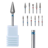 Brocas De Diamante Para Uñas Herramienta De Pulido De Manicura Y Pedicura Limpiador De Cutículas Para Taladro Eléctrico Uso En Salón O Hogar - details 1