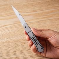 Cuchillo Plegable Multifuncional De Acero Inoxidable Resistente Y Portátil Para Exteriores Con Hoja Afilada Y Mango De Acero Inoxidable - details 1