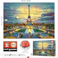 Educa - Puzzle de 500 Piezas  Torre Eiffel. Incluye Pegamento Fix Puzzle. + 11 años Educa 19621 - details 2