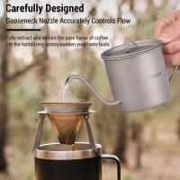 Cafetera De Inoxidable 400ml Lanzadera Para Café Mini Tetera Para Camping Y Viajes Con Mangue De Patuca Apto Para Estufa - details 4