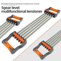 Expansor De Pecho Ajustable Con 5 Cadenas De Resistencia Sistema De Ejercicios De Entrenamiento De Fuerza Para Gimnasio Doméstico Y Musculación - details 4