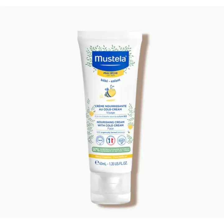 Mustela Crema Facial para bebé desde el nacimiento - Nutritivo - 40 ml - 1