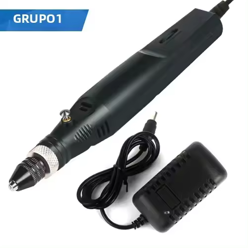 TUNGFULL Mini Taladro Engraver Herramientas Eléctricas Para Trabajar Madera Conjunto De Accesorios De Pulido Y Grabado Para DIY En El Hogar - 1