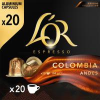 L'OR ESPRESSO café total 120 capsulas  20 cápsulas *6pack sontuoso-decafeinato ristretto -colombia andes-onyx - details 0