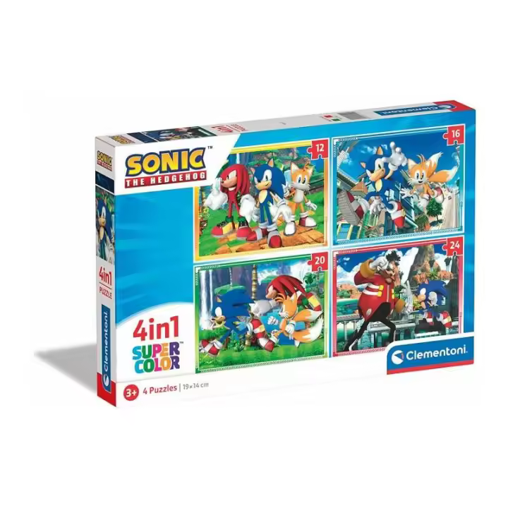 SONIC 4 PUZZLES PROGRESIVOS DE CLEMENTONI - 1