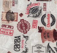 Texna Tela Loneta Estampada por metros Modelo Cacao ancho 280 cmts - details 2