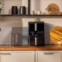 Cecotec Freidora de Aire sin Aceite - Air Fryer 10L Cecofry DuoLevel 10000 DuoSize Window. 2000W, Diseño Vertical, 2 Cubetas 3.5L y 6.5L, Sync, 10 Menús, Temp 80-200ºC, Ventana Superior, Panel Táctil - details 1