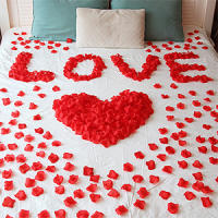 3000pcs Pétalos de Rosa Artificiales, Pétalos de Flores de Seda Artificial, Pétalos Rosas Rojas San Valentín, Pétalos de Rosas Rojas para Bodas, Pedidas, Fiestas, Decoración Romántica, Bodas, Fiesta, Cumpleaños, Proponer, Valentín Decoración. Distrilocu - details 3